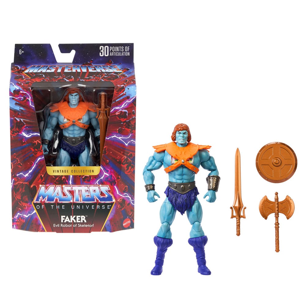 Masters of the Universe Masterverse Vintage Collection Action Figure Faker 18cm - Action Figures - Mattel - Hobby Figures UK