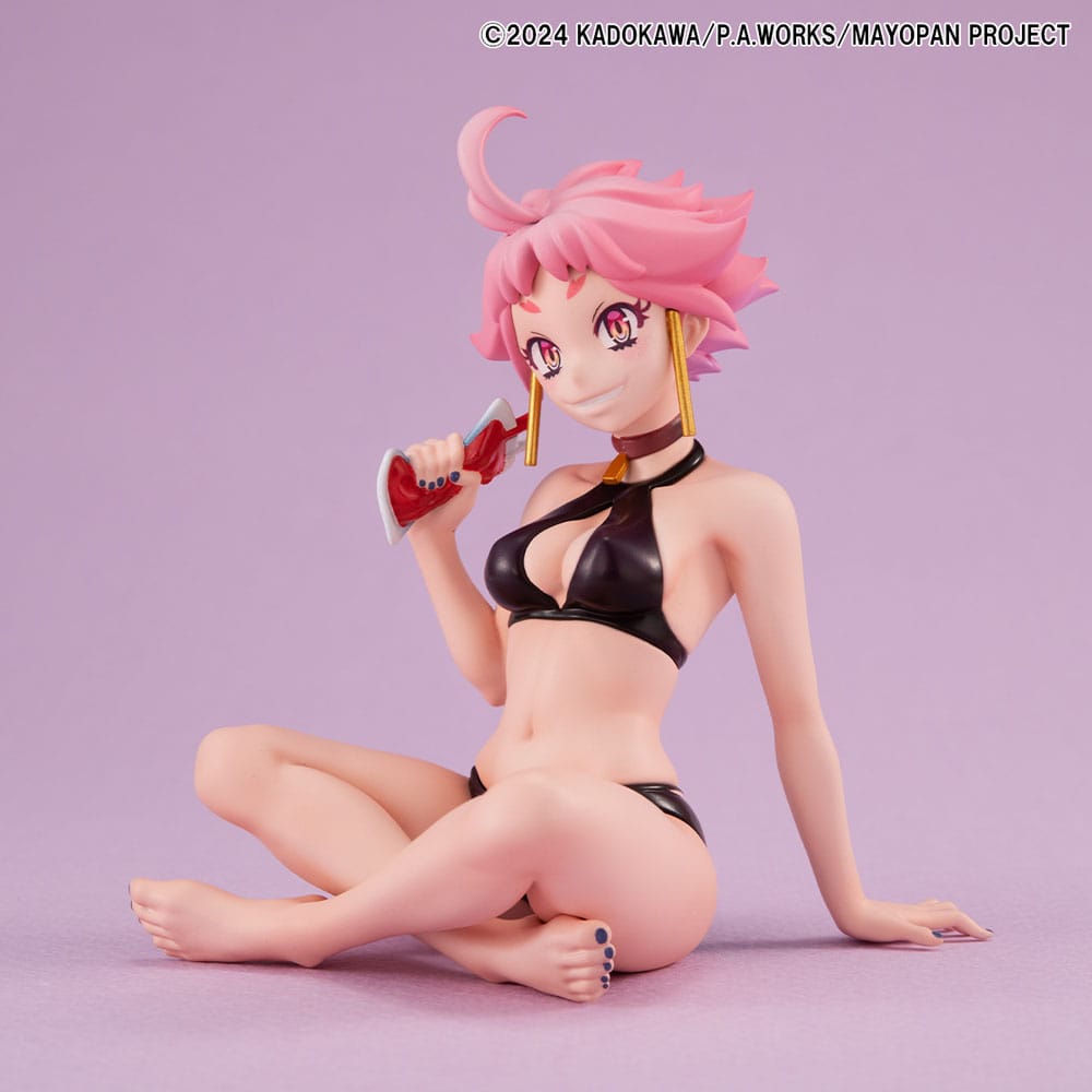 Mayonaka Punch Melty Princess PVC Statue Live Palm Size 9cm - Scale Statue - Megahouse - Hobby Figures UK