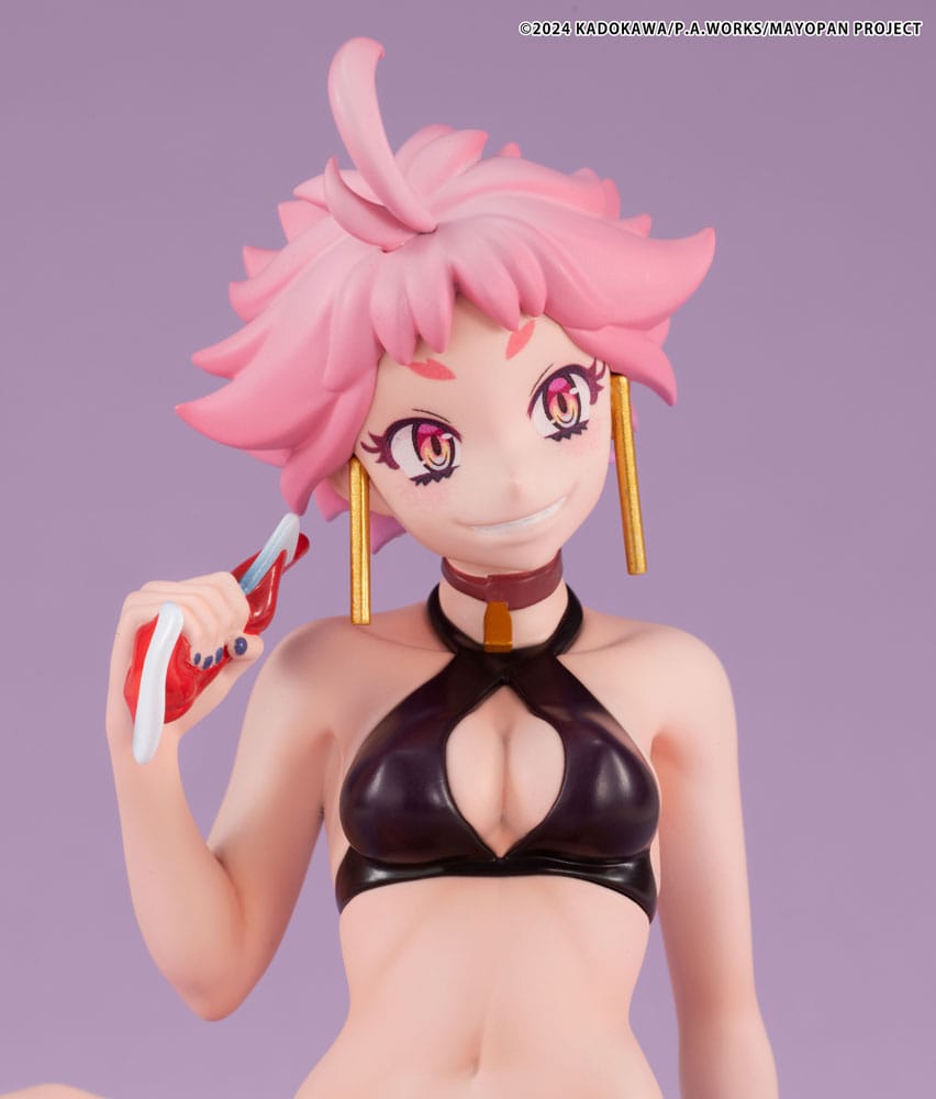 Mayonaka Punch Melty Princess PVC Statue Live Palm Size 9cm - Scale Statue - Megahouse - Hobby Figures UK