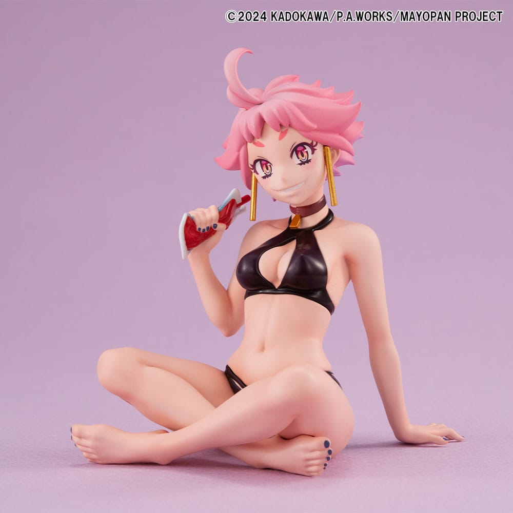 Mayonaka Punch Melty Princess PVC Statue Live Palm Size 9cm - Scale Statue - Megahouse - Hobby Figures UK