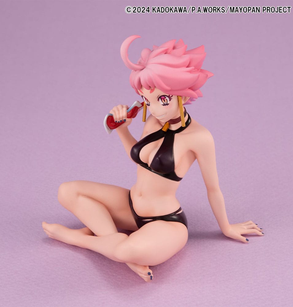 Mayonaka Punch Melty Princess PVC Statue Live Palm Size 9cm - Scale Statue - Megahouse - Hobby Figures UK