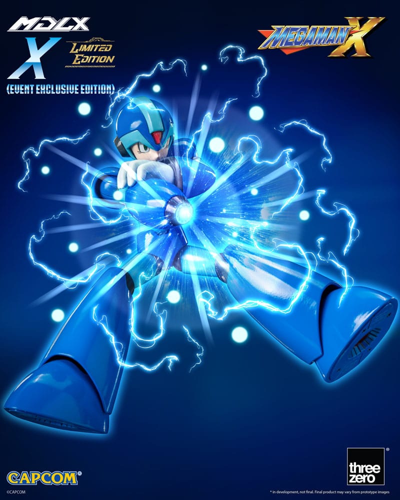 Mega Man MDLX Action Figure Rockman X / Mega Man X 12cm heo Exclusive - Action Figures - ThreeZero - Hobby Figures UK