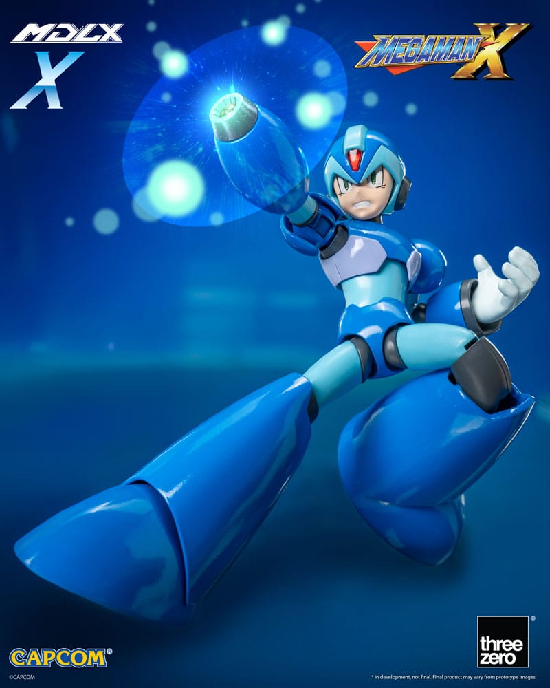 Mega Man MDLX Action Figure Rockman X / Mega Man X 12cm - Action Figures - ThreeZero - Hobby Figures UK