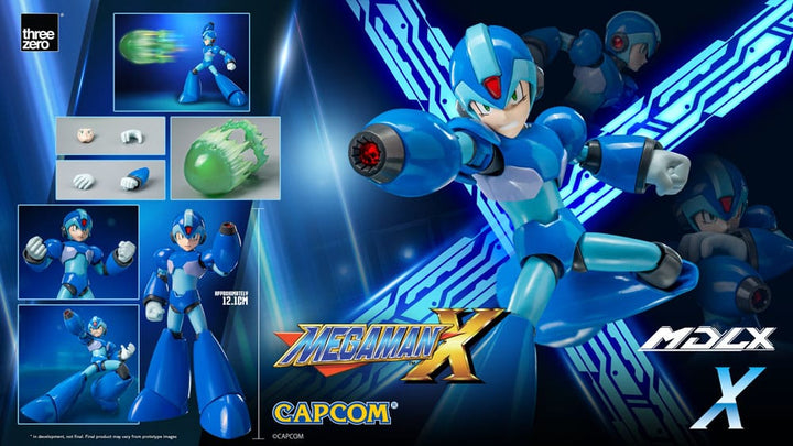 Figurine Mega Man X RockMan – MDLX X (12cm) – Threezero – Officielle Japonaise Neuve