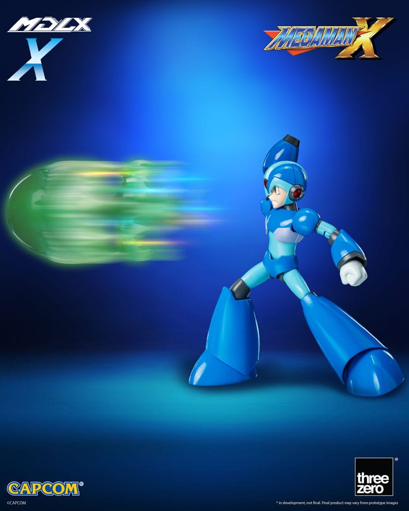 Mega Man MDLX Action Figure Rockman X / Mega Man X 12cm - Action Figures - ThreeZero - Hobby Figures UK