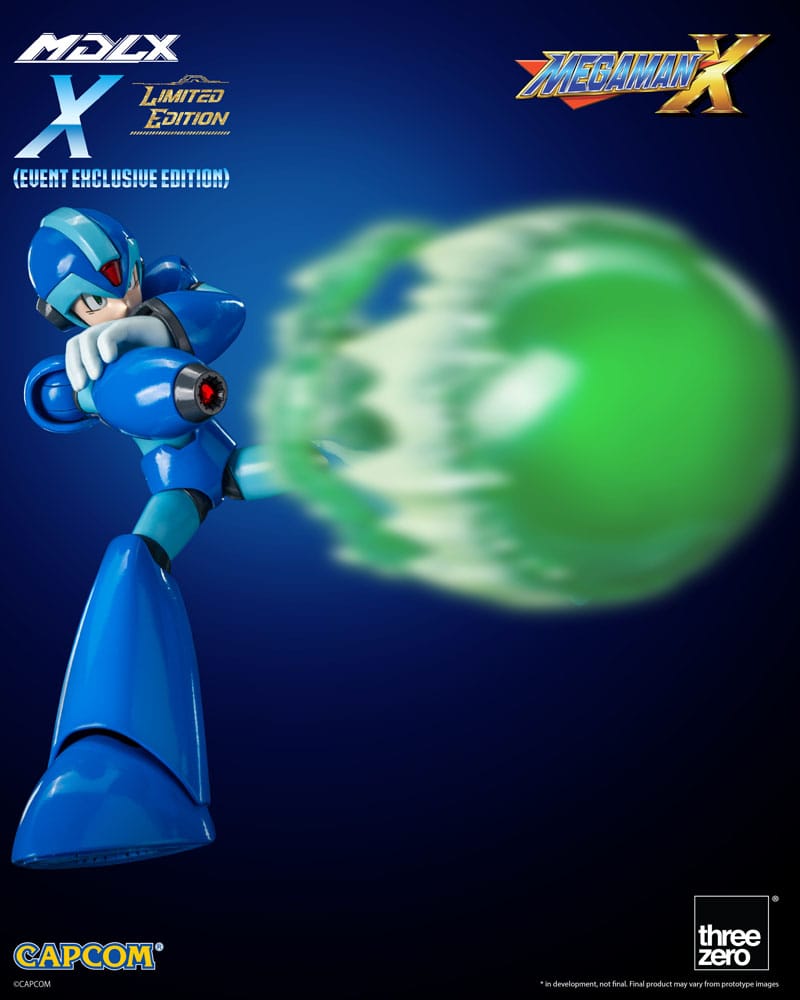 Mega Man MDLX Action Figure Rockman X / Mega Man X 12cm heo Exclusive - Action Figures - ThreeZero - Hobby Figures UK