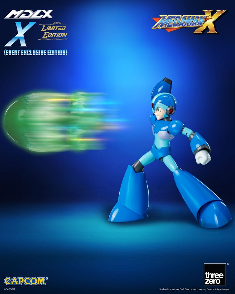 Mega Man MDLX Action Figure Rockman X / Mega Man X 12cm heo Exclusive - Action Figures - ThreeZero - Hobby Figures UK