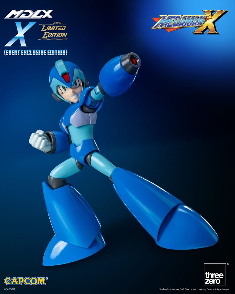 Mega Man MDLX Action Figure Rockman X / Mega Man X 12cm heo Exclusive - Action Figures - ThreeZero - Hobby Figures UK