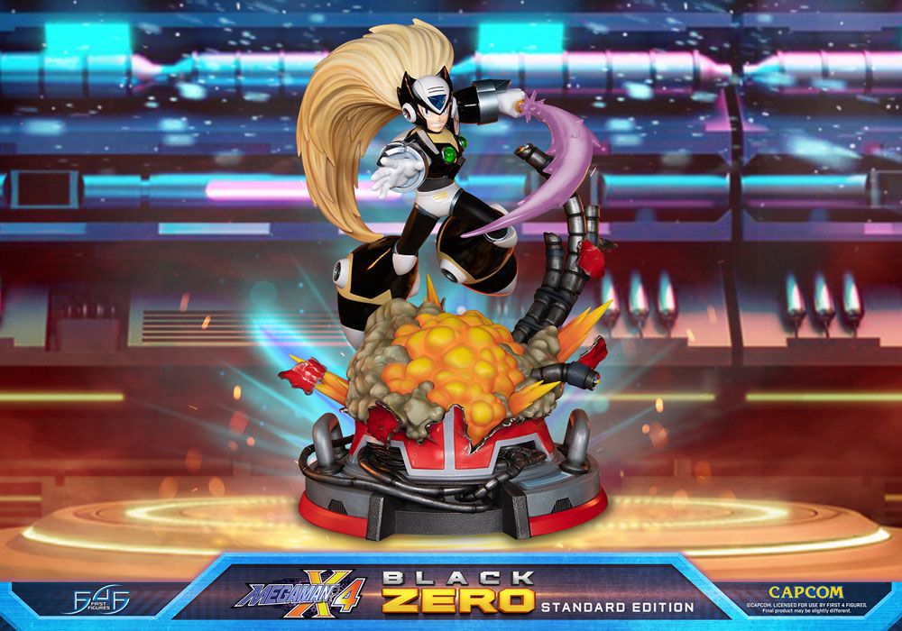 Mega Man X Statue Black Zero 43cm - Scale Statue - First 4 Figures - Hobby Figures UK
