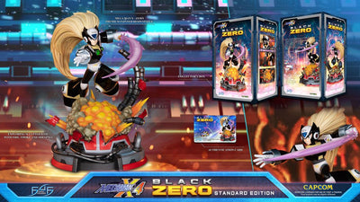 Mega Man X Statue Black Zero 43cm - Scale Statue - First 4 Figures - Hobby Figures UK