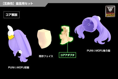 Megami Device M.S.G 05 Action Figure Accessory Set Face Auv Skin Color A - Action Figures - Kotobukiya - Hobby Figures UK