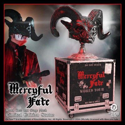 Mercyful Fate Rock Ikonz On Tour Road Case Statue & Stage Mask Set World Tour - Scale Statue - Knucklebonz - Hobby Figures UK