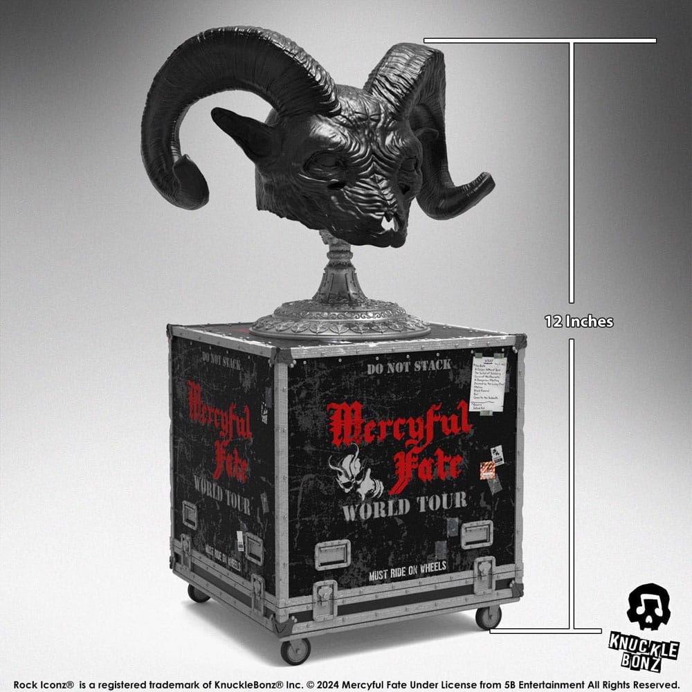 Mercyful Fate Rock Ikonz On Tour Road Case Statue & Stage Mask Set World Tour - Scale Statue - Knucklebonz - Hobby Figures UK