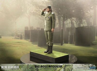 Metal Gear Solid 3: Snake Eater Statue 1/4 Big Boss Requiem 55cm - Scale Statue - First 4 Figures - Hobby Figures UK