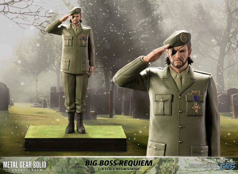 Metal Gear Solid 3: Snake Eater Statue 1/4 Big Boss Requiem 55cm - Scale Statue - First 4 Figures - Hobby Figures UK