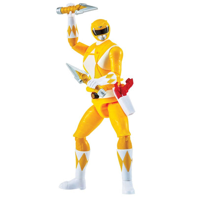 Mighty Morphin Power Rangers Action Figure Auto-Morphin Yellow Ranger 12cm - Action Figures - Playmates - Hobby Figures UK