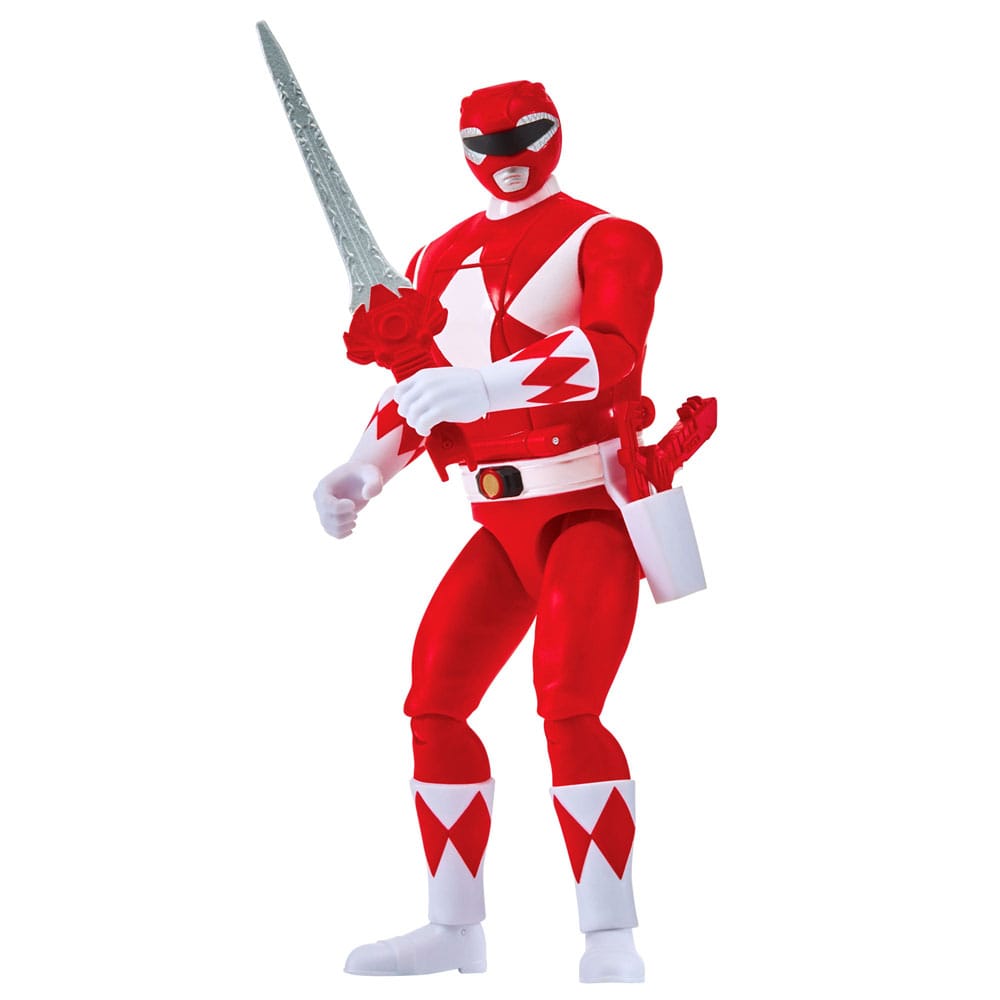 Mighty Morphin Power Rangers Action Figure Auto-Morphin Red Ranger 12cm - Action Figures - Playmates - Hobby Figures UK