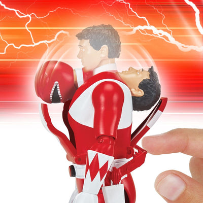 Mighty Morphin Power Rangers Action Figure Auto-Morphin Red Ranger 12cm - Action Figures - Playmates - Hobby Figures UK