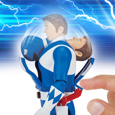 Mighty Morphin Power Rangers Action Figure Auto-Morphin Blue Ranger 12cm - Action Figures - Playmates - Hobby Figures UK