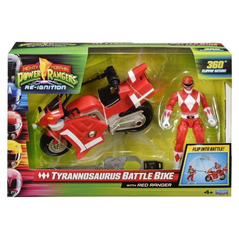 Mighty Morphin Power Rangers Battle Bike Vehicle Tyrannosaurus Rex wit ...