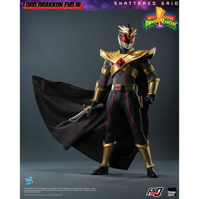 Mighty Morphin Power Rangers Shattered Grid  FigZero Action Figure 1/6 Lord Drakkon Evo III 30cm - Action Figures - ThreeZero - Hobby Figures UK