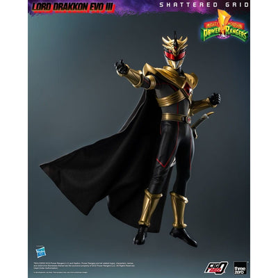 Mighty Morphin Power Rangers Shattered Grid  FigZero Action Figure 1/6 Lord Drakkon Evo III 30cm - Action Figures - ThreeZero - Hobby Figures UK