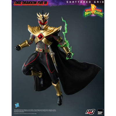 Mighty Morphin Power Rangers Shattered Grid  FigZero Action Figure 1/6 Lord Drakkon Evo III 30cm - Action Figures - ThreeZero - Hobby Figures UK