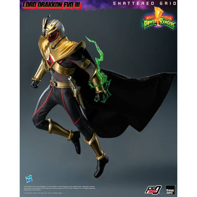 Mighty Morphin Power Rangers Shattered Grid  FigZero Action Figure 1/6 Lord Drakkon Evo III 30cm - Action Figures - ThreeZero - Hobby Figures UK