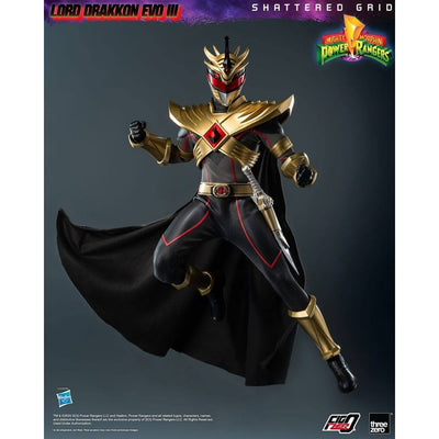 Mighty Morphin Power Rangers Shattered Grid  FigZero Action Figure 1/6 Lord Drakkon Evo III 30cm - Action Figures - ThreeZero - Hobby Figures UK