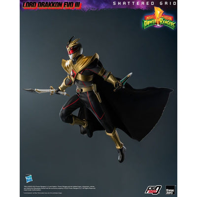 Mighty Morphin Power Rangers Shattered Grid  FigZero Action Figure 1/6 Lord Drakkon Evo III 30cm - Action Figures - ThreeZero - Hobby Figures UK