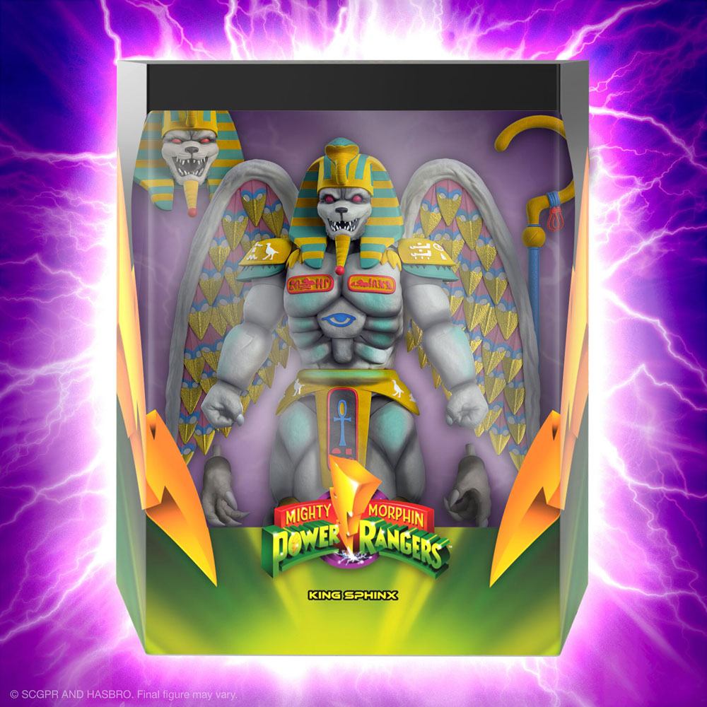 Mighty Morphin Power Rangers Ultimates Action Figure King Sphinx 20cm ...