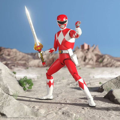 Mighty Morphin Power Rangers Ultimates Action Figure Red Ranger 18cm - Action Figures - Super7 - Hobby Figures UK