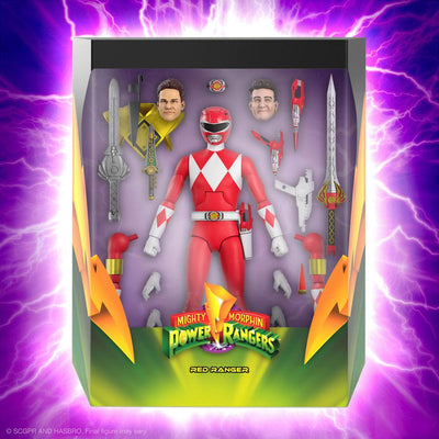 Mighty Morphin Power Rangers Ultimates Action Figure Red Ranger 18cm - Action Figures - Super7 - Hobby Figures UK