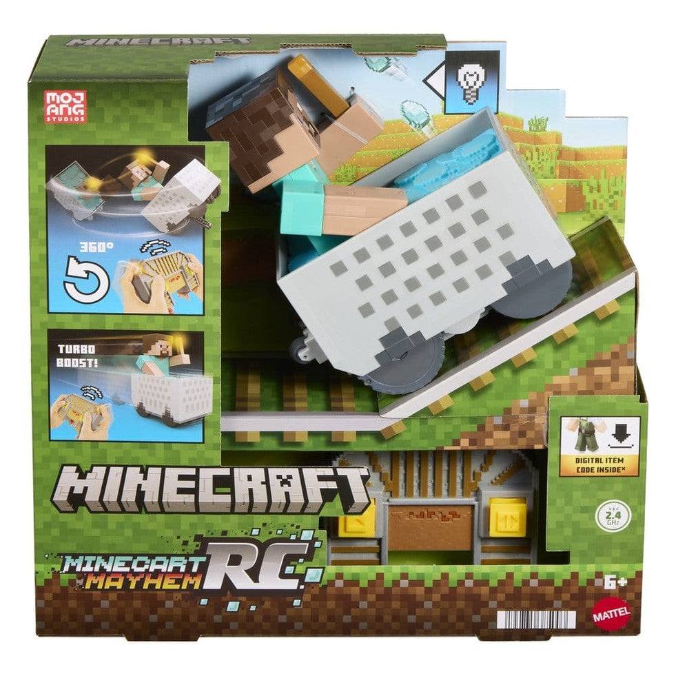 Minecraft RC Vehicle Steve in Minecart – Hobby Figures