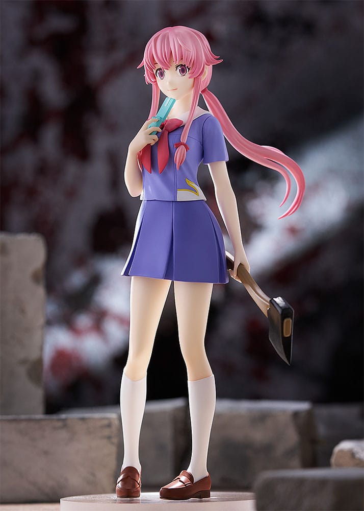 Mirai Nikki Pop Up Parade PVC Statue Yuno Gasai 17cm - Scale Statue - Good Smile Company - Hobby Figures UK