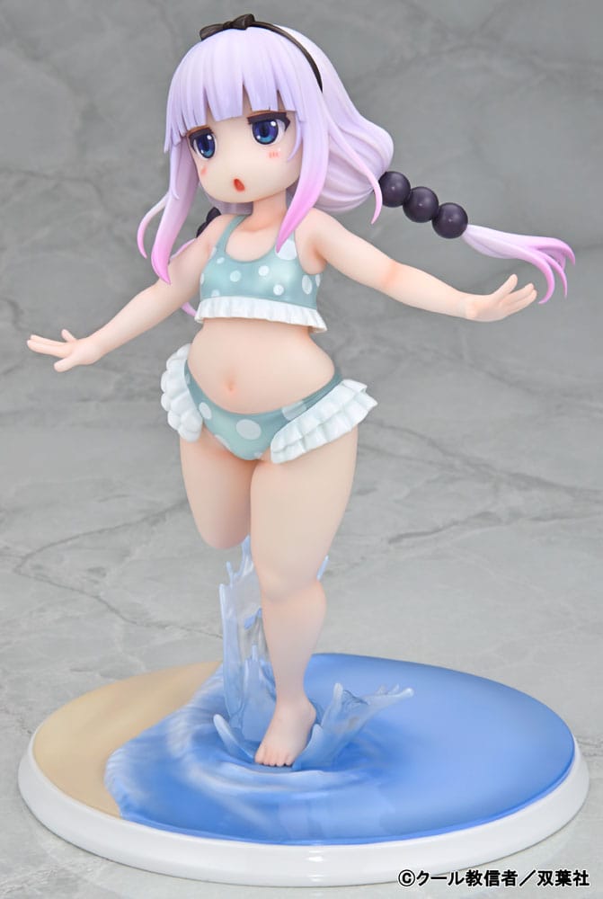 Miss Kobayashi's Dragon Maid PVC Statue 1/6 Kanna Kamui Swimsuit On the Beach Ver. 20cm - Scale Statue - Kaitendoh - Hobby Figures UK