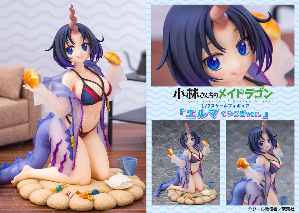 Miss Kobayashi´s Dragon Maid PVC Statue 1/7 Elma Dragon hoodie Ver. 20cm - Scale Statue - Proof - Hobby Figures UK