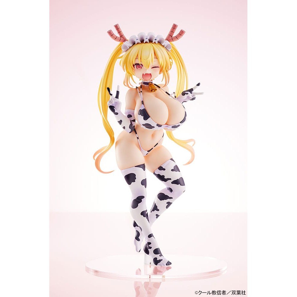 Miss Kobayashi´s Dragon Maid PVC Statue 1/7 Tohru Cow Pattern Bikini Ver. 25cm - Scale Statue - Amakuni - Hobby Figures UK