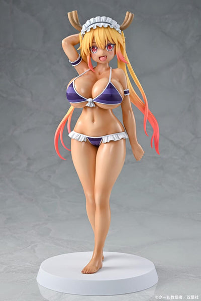 Miss Kobayashi's Dragon Maid PVC Statue 1/7 Tohru Bikini Style Suntan Ver. 26cm - Scale Statue - Q-Six - Hobby Figures UK