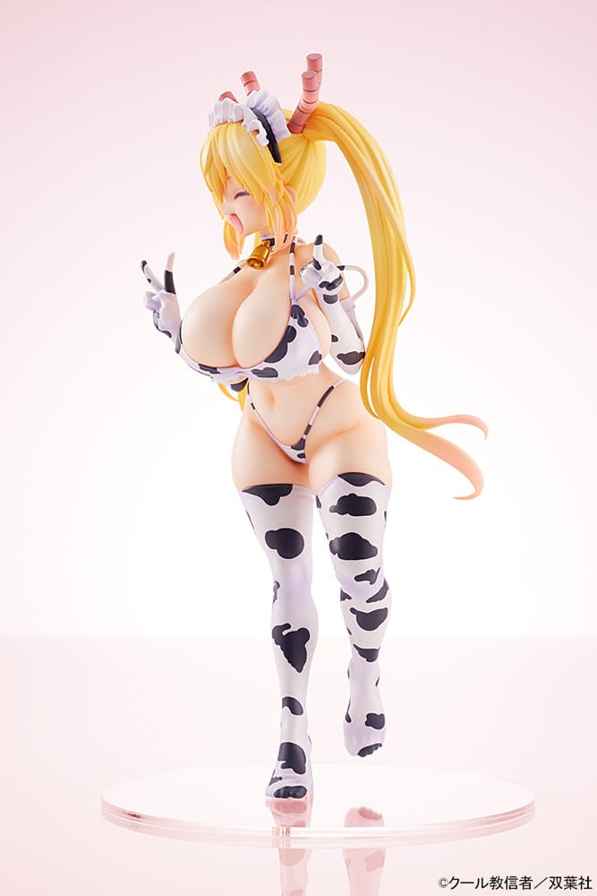 Miss Kobayashi´s Dragon Maid PVC Statue 1/7 Tohru Cow Pattern Bikini Ver. 25cm - Scale Statue - Amakuni - Hobby Figures UK