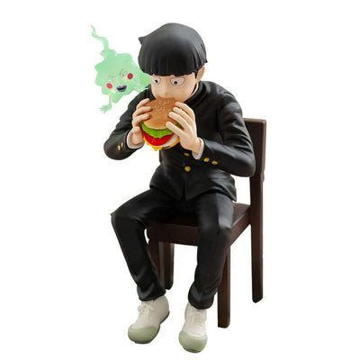 Mob Psycho 100 III x Bunbougu Cafe 2022 PVC Statue Shigeo Kageyama & Ekubo 13cm - Scale Statue - Union Creative - Hobby Figures UK