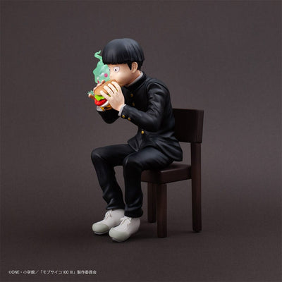 Mob Psycho 100 III x Bunbougu Cafe 2022 PVC Statue Shigeo Kageyama & Ekubo 13cm - Scale Statue - Union Creative - Hobby Figures UK
