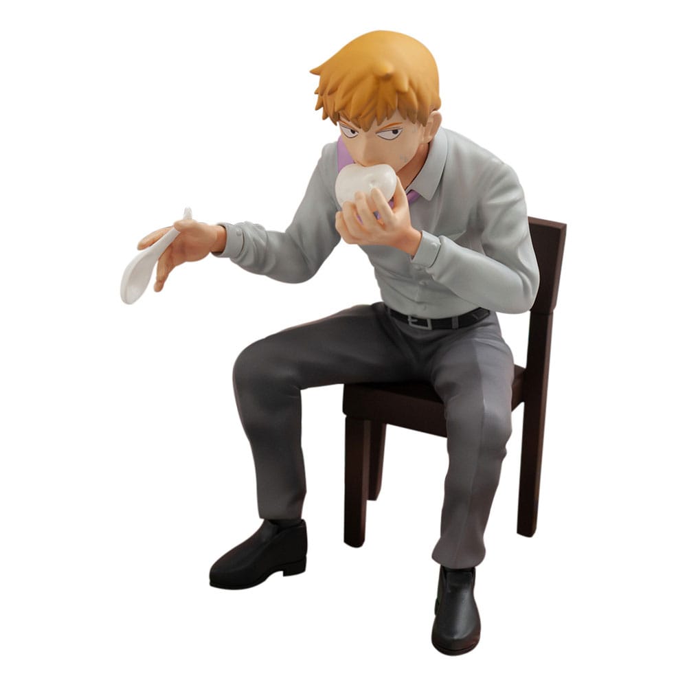 Mob Psycho 100 III x Bunbougu Cafe 2022 PVC Statue Arataka Reigen 14cm - Scale Statue - Union Creative - Hobby Figures UK