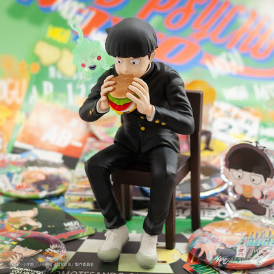 Mob Psycho 100 III x Bunbougu Cafe 2022 PVC Statue Shigeo Kageyama & Ekubo 13cm - Scale Statue - Union Creative - Hobby Figures UK