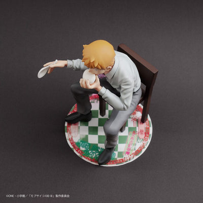 Mob Psycho 100 III x Bunbougu Cafe 2022 PVC Statue Arataka Reigen 14cm - Scale Statue - Union Creative - Hobby Figures UK