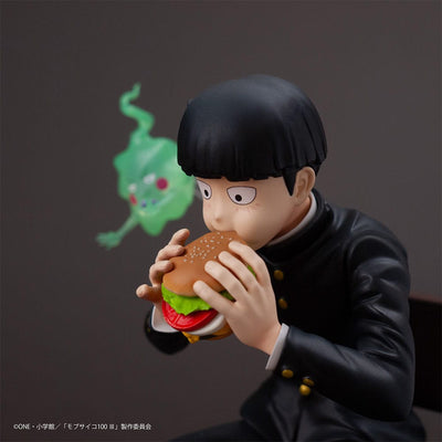 Mob Psycho 100 III x Bunbougu Cafe 2022 PVC Statue Shigeo Kageyama & Ekubo 13cm - Scale Statue - Union Creative - Hobby Figures UK