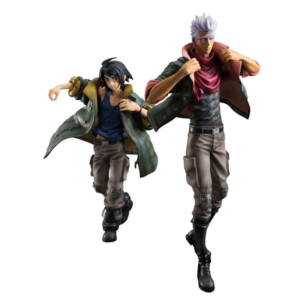 Mobile Suit Gundam Iron-Blood Orphans G.E.M. Series PVC Statue Mikazuki Augus & Orga Itsuka 26cm - Scale Statue - Megahouse - Hobby Figures UK