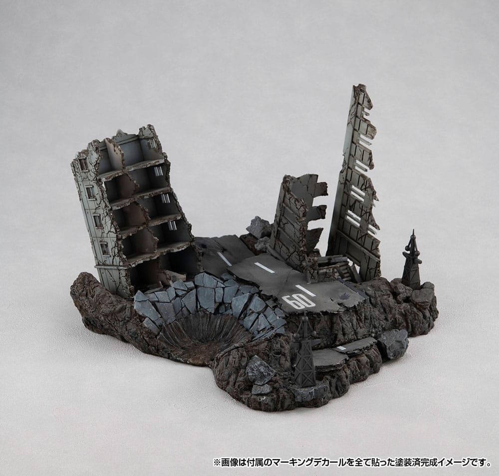 Mobile Suit Gundam Realistic Model Series Diorama G Structure GS02M The abandoned buildings in New Yark City Material Color Edition - Scale Statue - Megahouse - Hobby Figures UK
