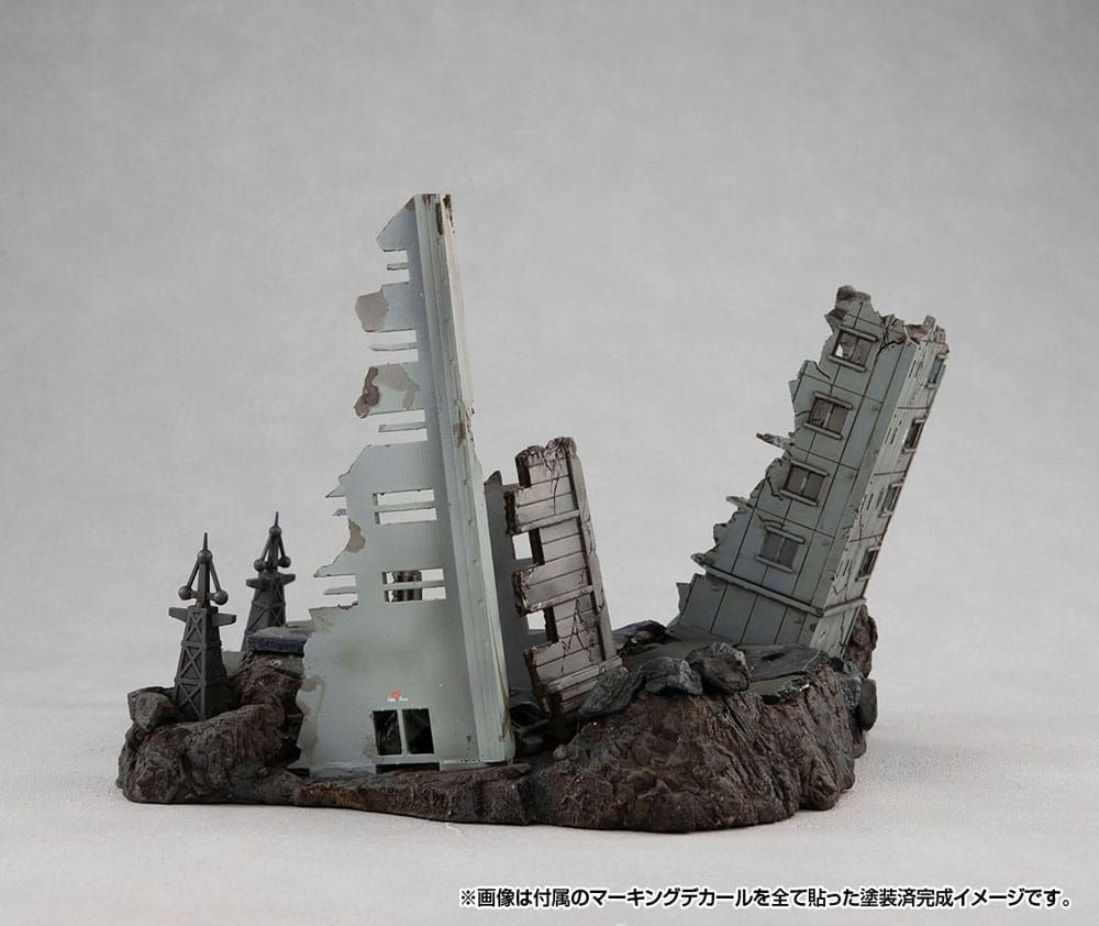 Mobile Suit Gundam Realistic Model Series Diorama G Structure GS02M The abandoned buildings in New Yark City Material Color Edition - Scale Statue - Megahouse - Hobby Figures UK