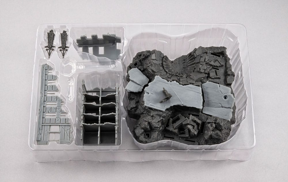 Mobile Suit Gundam Realistic Model Series Diorama G Structure GS02M The abandoned buildings in New Yark City Material Color Edition - Scale Statue - Megahouse - Hobby Figures UK